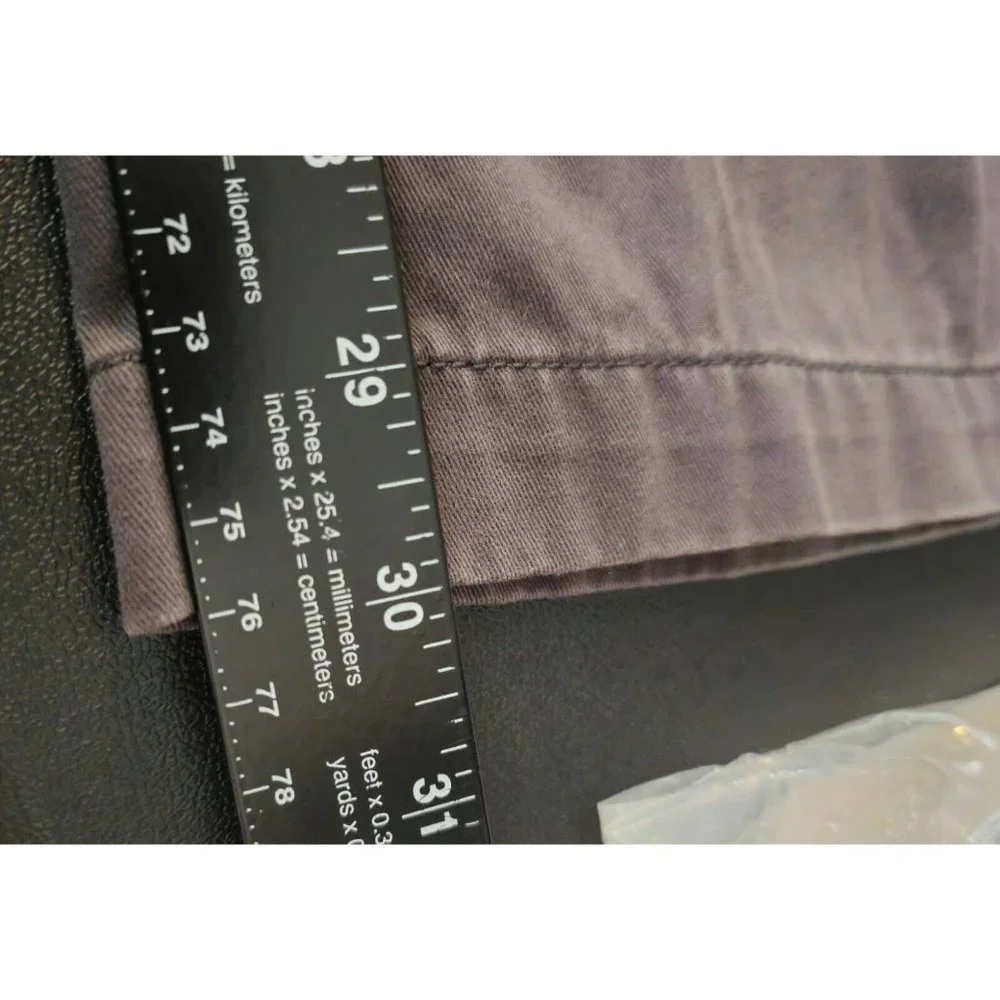 The North Face Pants Men's Flat Front Chino Cotton 38x30‎ Gray Style ABLS